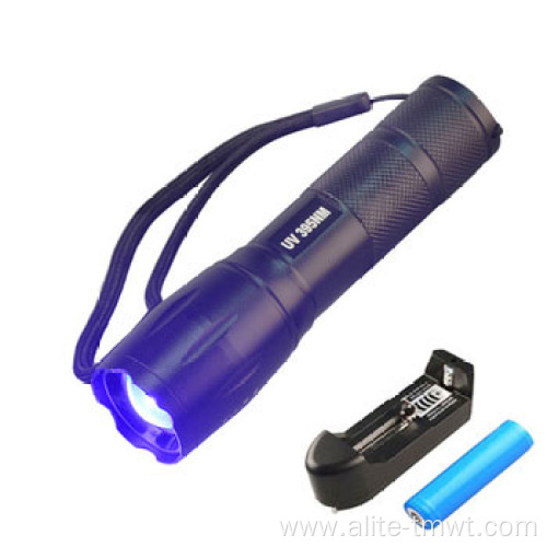 Powerful Outdoor Emergency Zoom UV Flashlight